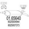 MTS 01.65640 End Silencer